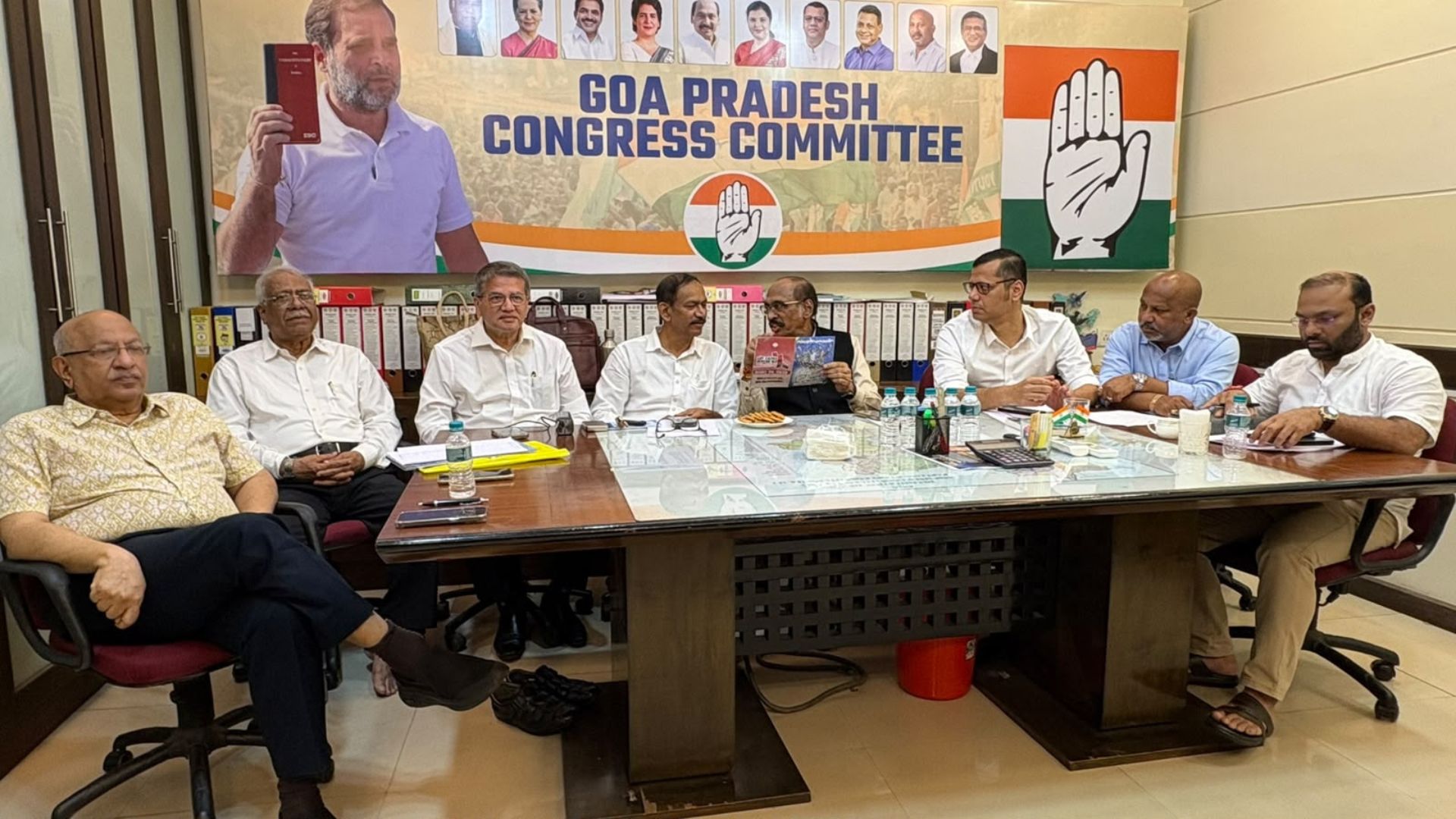 Congress high-level committee meeting underway at Congress House