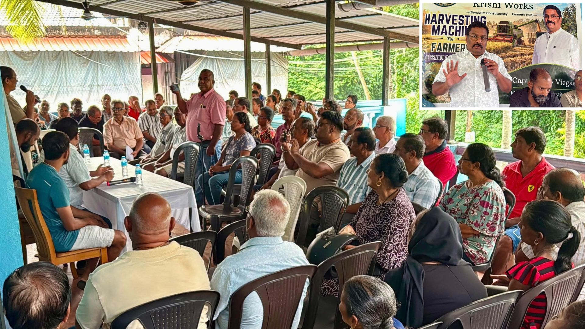 Venzy provides harvesting machines to Benaulim farmers
