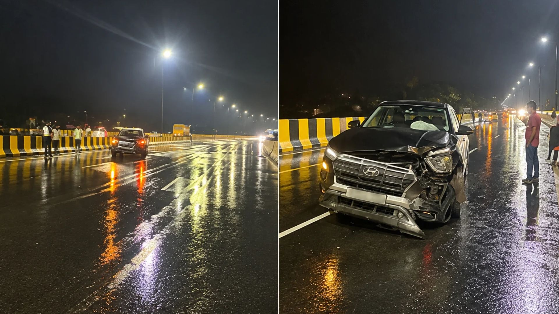 Porvorim flyover sees another late-night crash