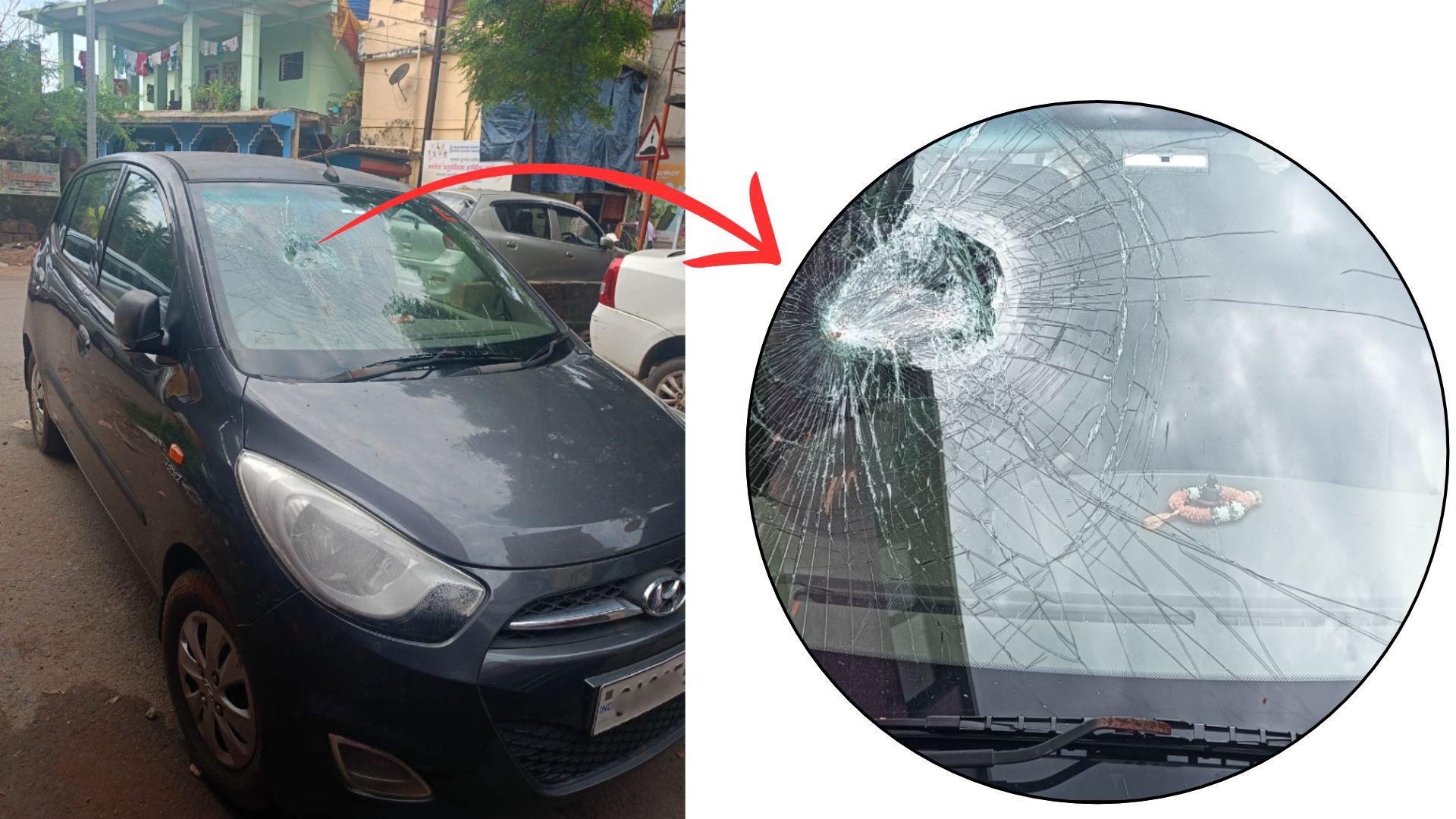 Mormugao BJP rift turns ugly, former office-bearer’s car windshield smashed