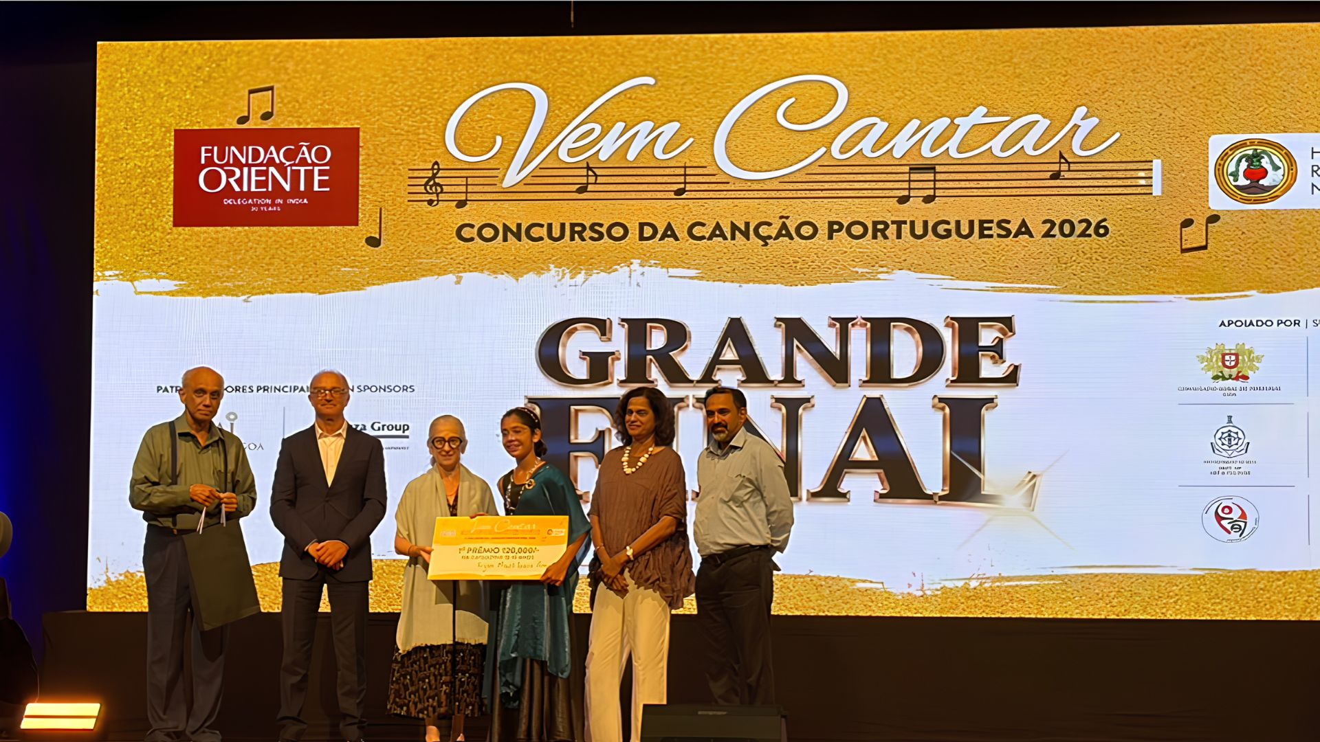 Loutolim girl wins first place at Vem Cantar 2026