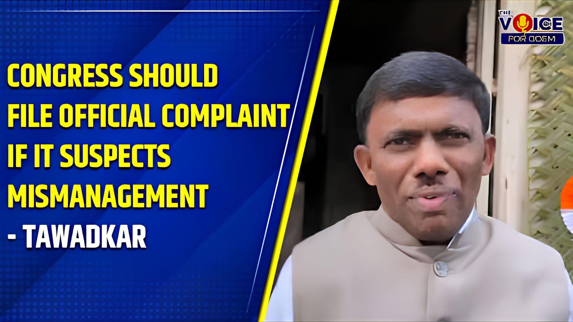 Tawadkar urges Congress to seek official clarification on Prerna Din spending