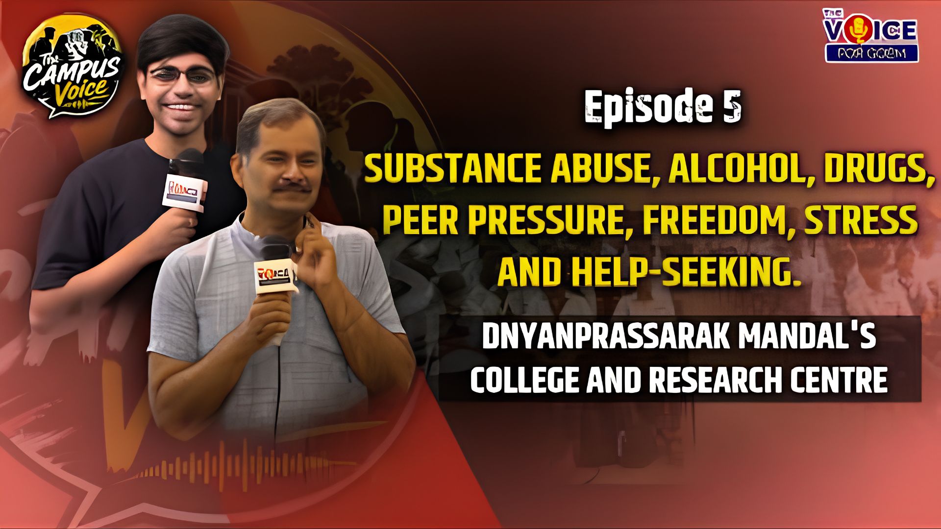 The Campus Voice | Substance abuse, alcohol, drugs, peer pressure, freedom, stress and help seeking
