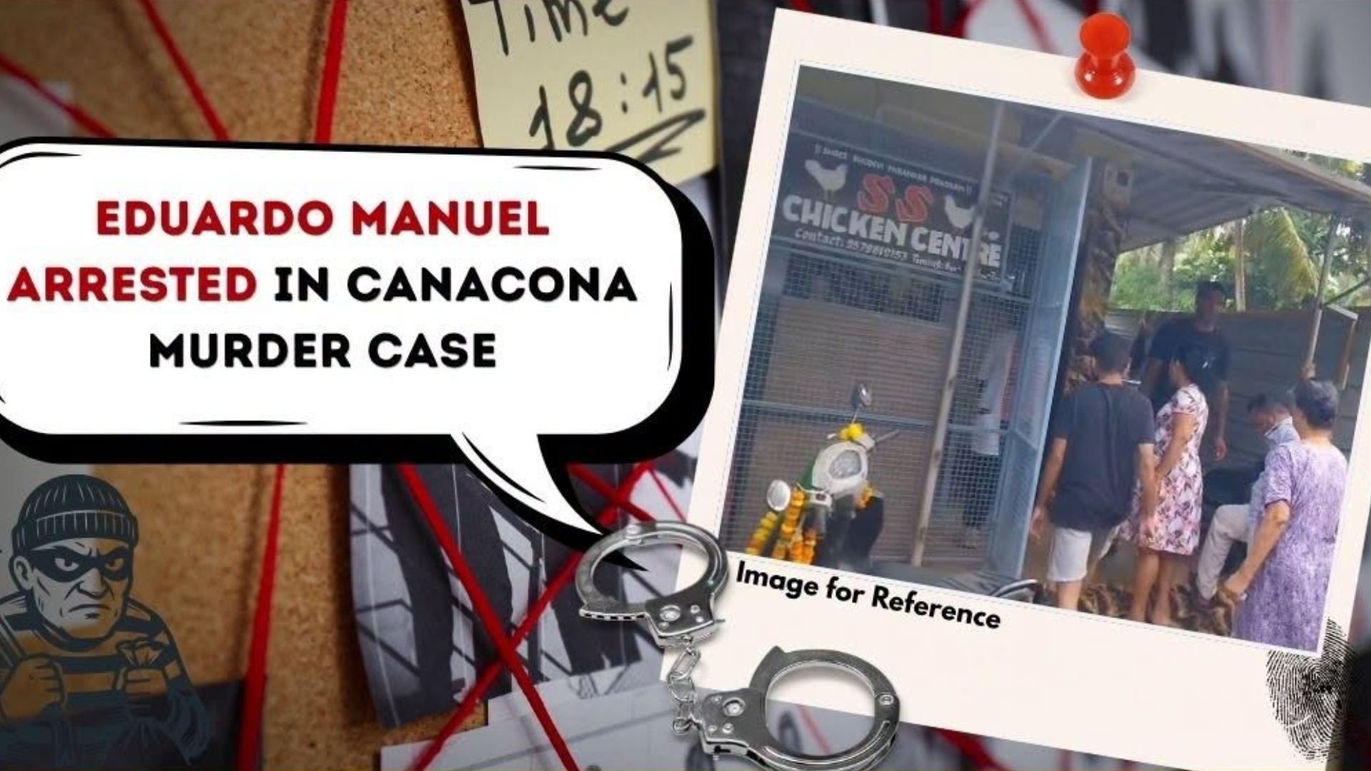 Eduardo Manuel arrested in Canacona murder case