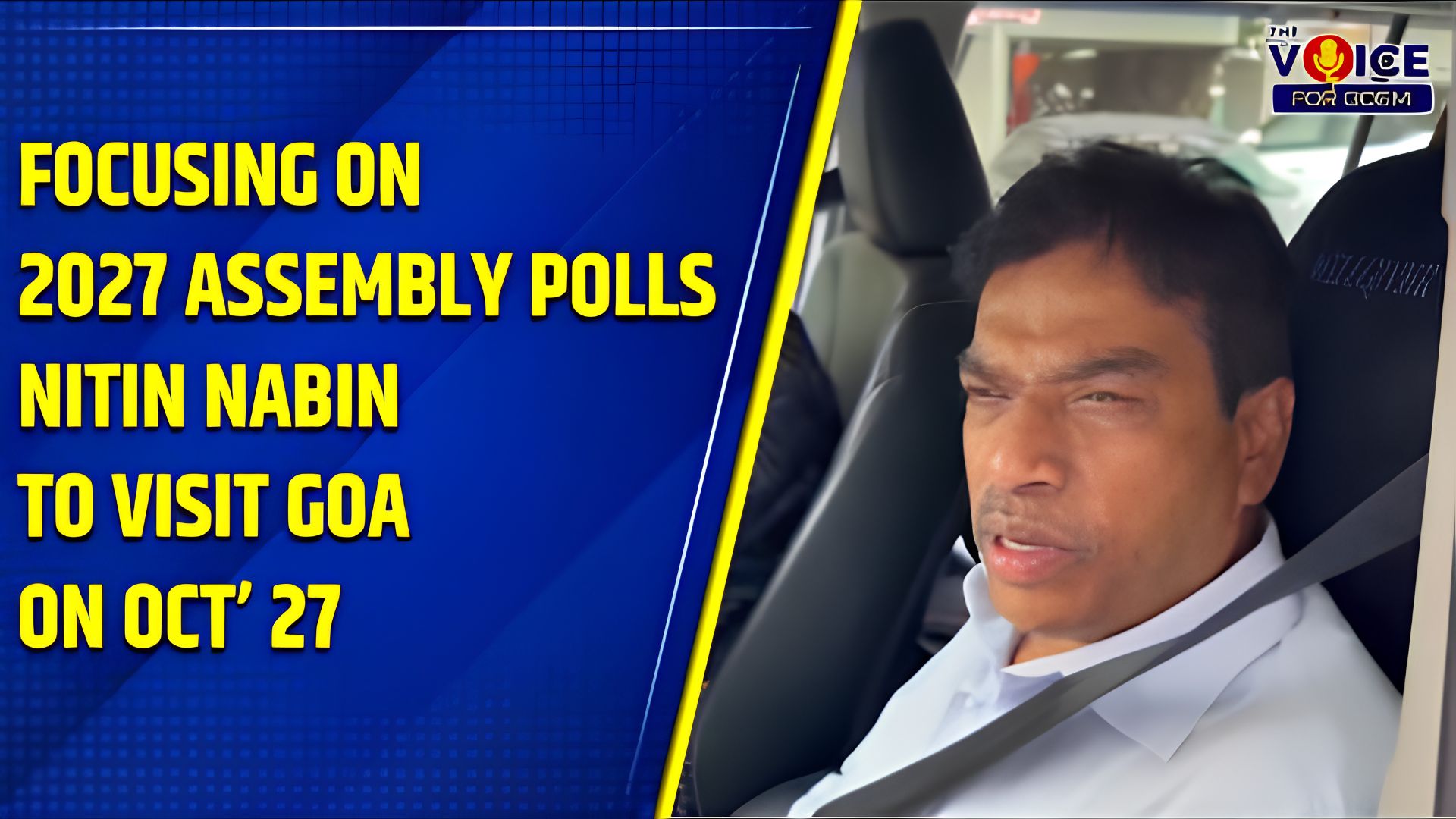Nitin Nabin to visit Goa on October 27