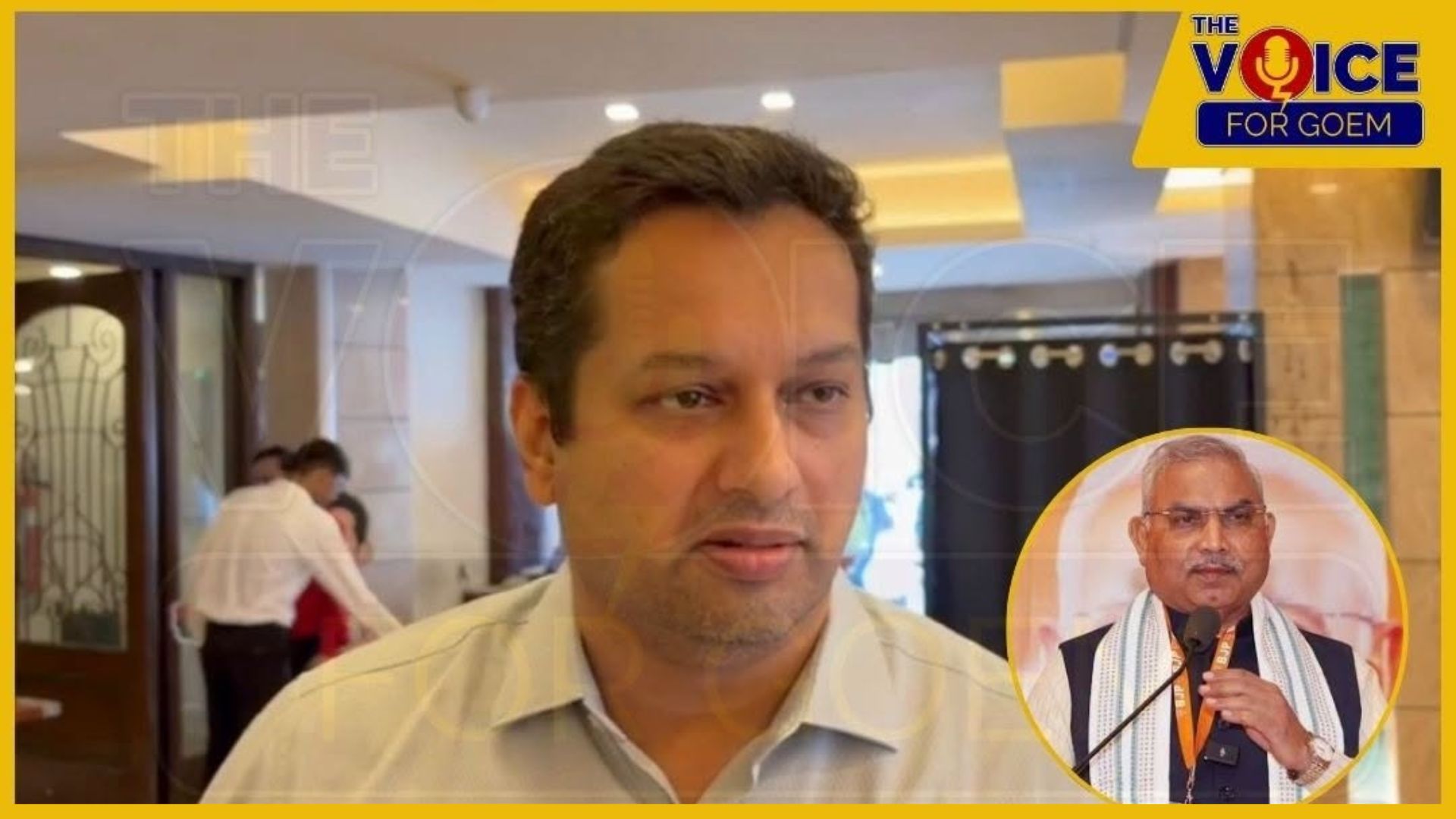 Utpal Parrikar meets BJP organisational secretary Shiv Prakash